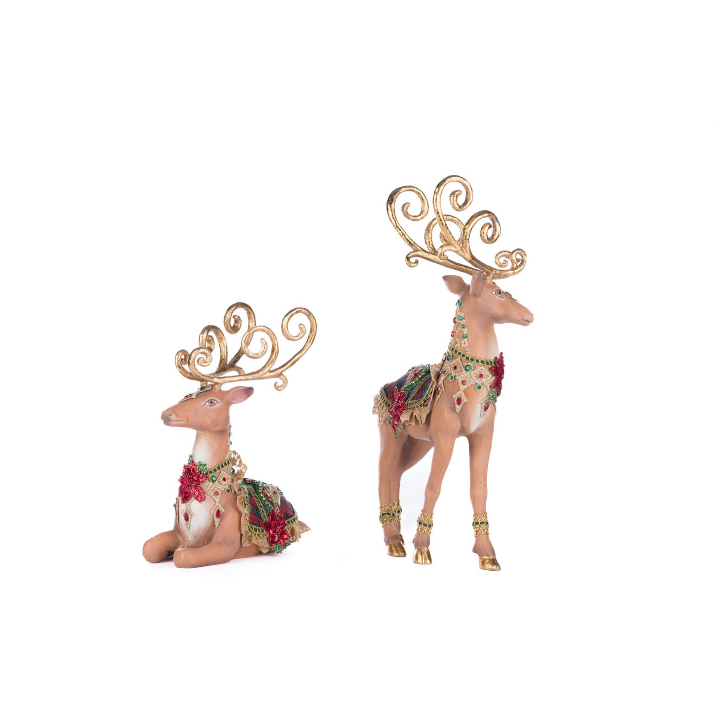 Holiday Magic 2024 Holiday Magic Deer Assortment Of 2, 15-Inch