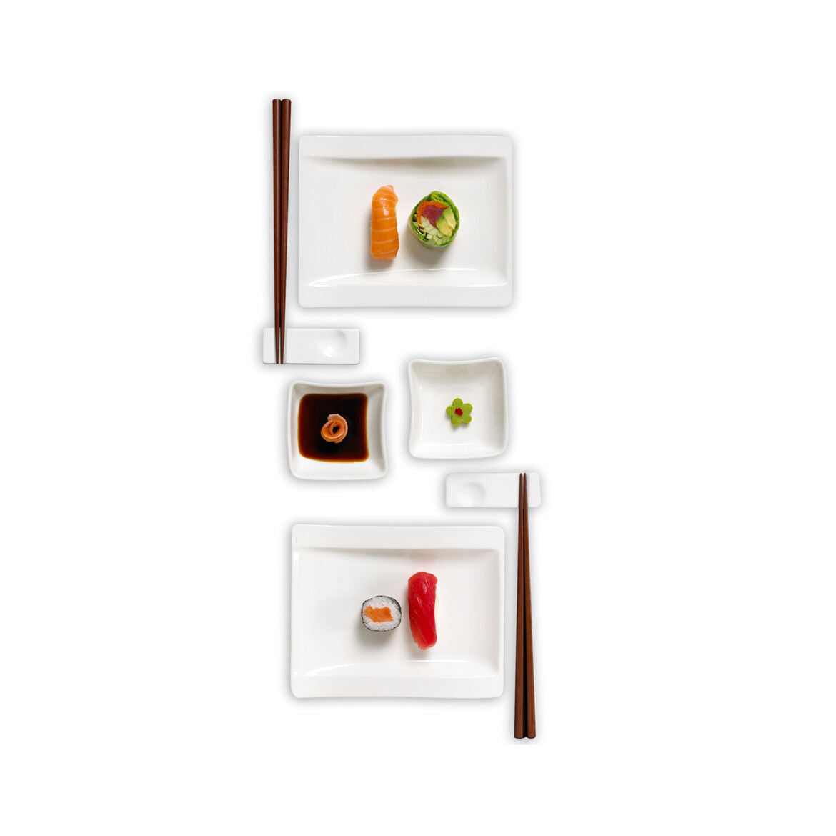 Villeroy & Boch NewWave Sushi Plate, Set of 8