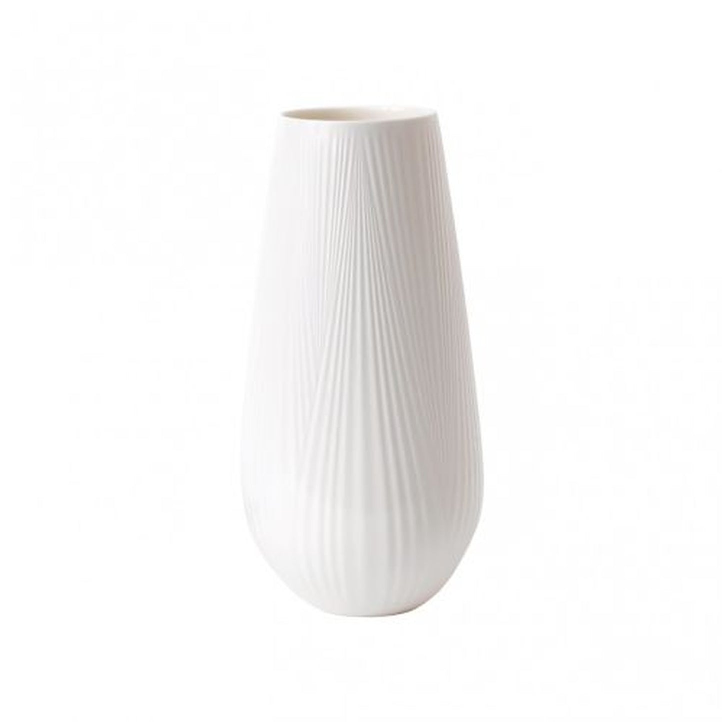 Wedgwood White Folia Vase Tall 11.8"