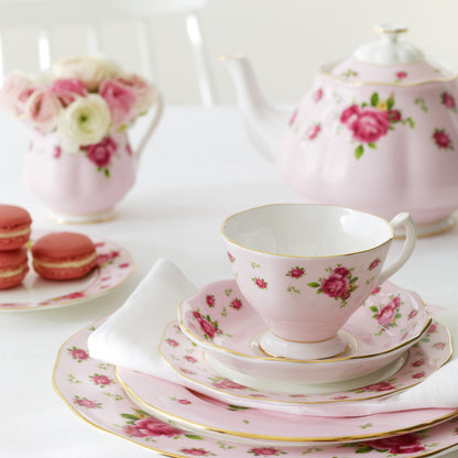 Royal Albert New Country Roses Pink Teacup &  Saucer