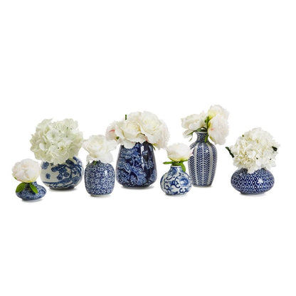 Two's Company Blue & White Vases Set of 7