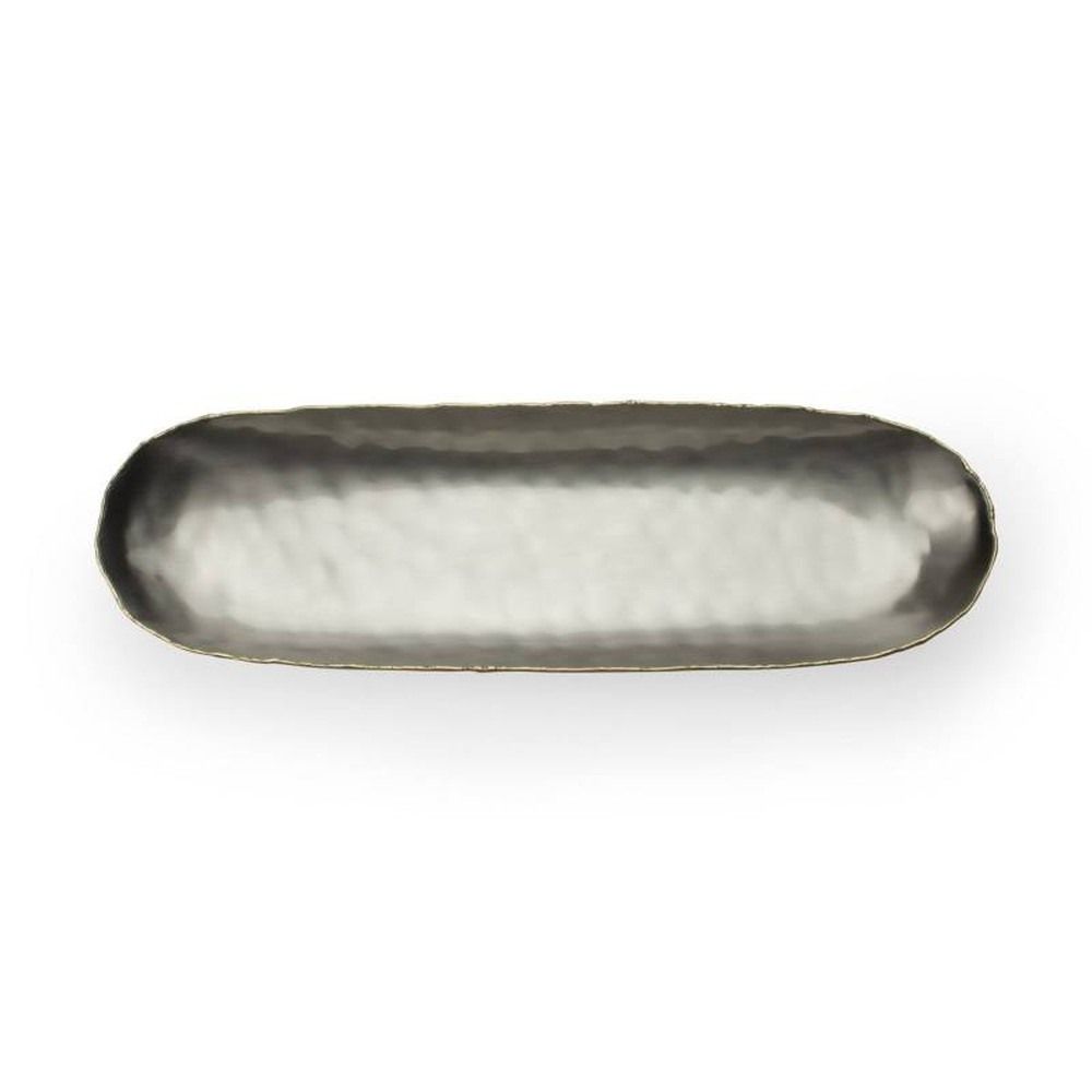 Quest Collection Smelted Edge Long Oval Dish