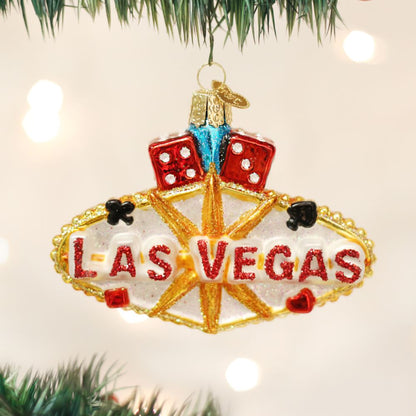 Old World Christmas Las Vegas Sign Ornament