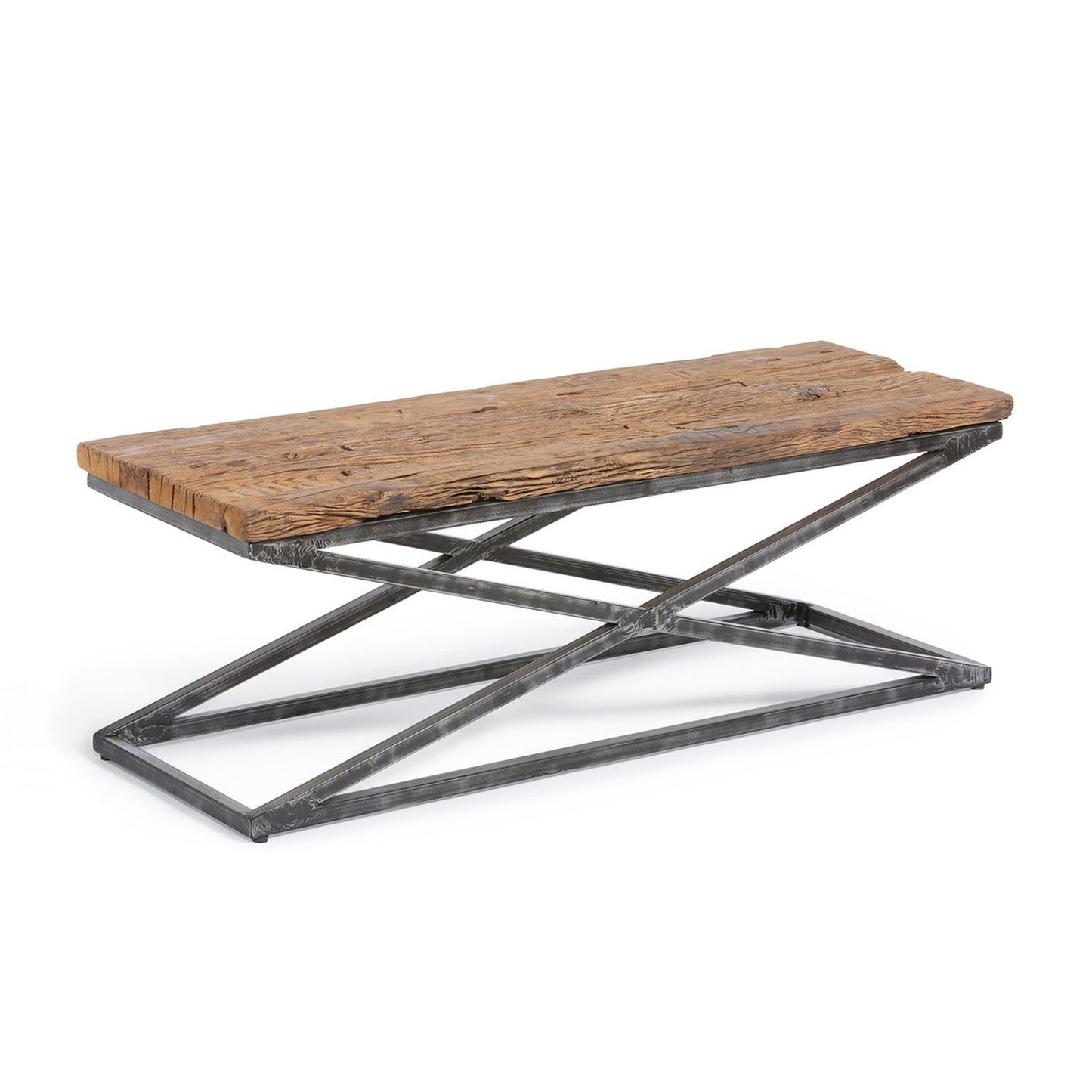 Park Hill Collection Railway Wood And Iron Coffee Table