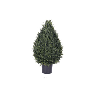 Vickerman 36" Artificial Uv Resistant Cedar Pine Cone Topiary