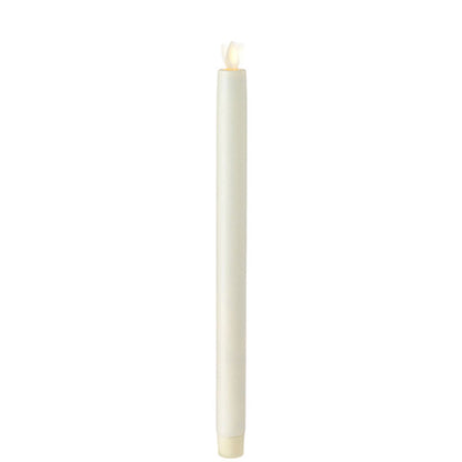 Raz Imports Moving Flame Ivory Taper Candle