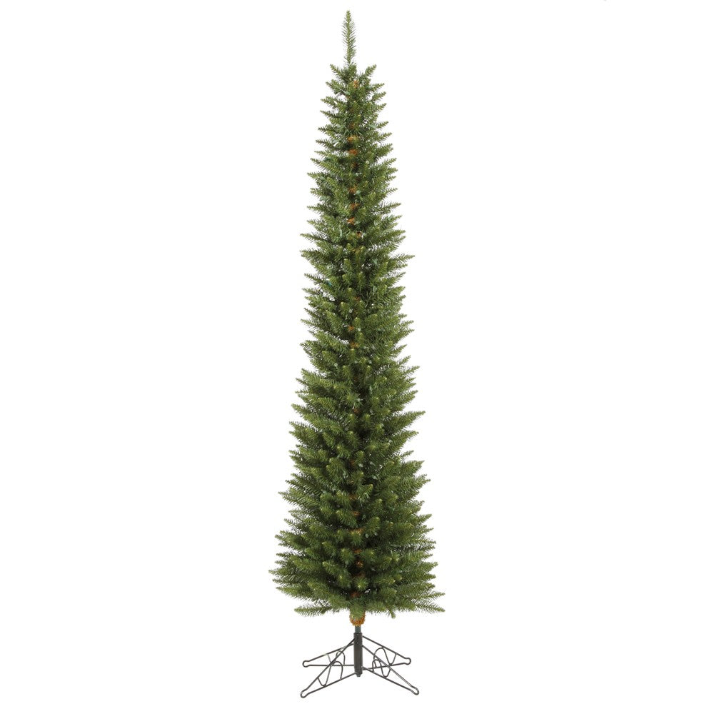 Vickerman 6.5' Durham Pole Pine Artificial Christmas Tree, Unlit, PVC