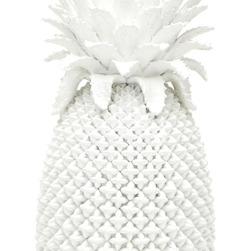 Two's Company White Pineapple Decorative Vase