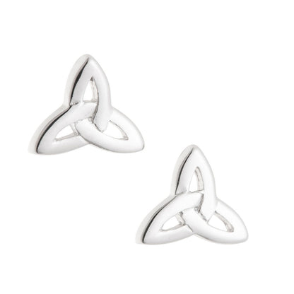 Galway Trinity Knot 925 Sterling Silver Earrings 1.35 Gms - Rhodium Plated