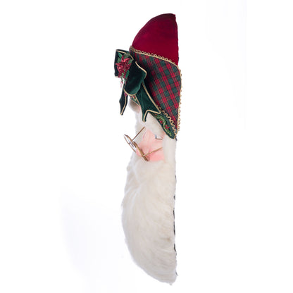 Katherine's Collection 2024 Holiday Magic Santa Wall Mask, 22-Inch