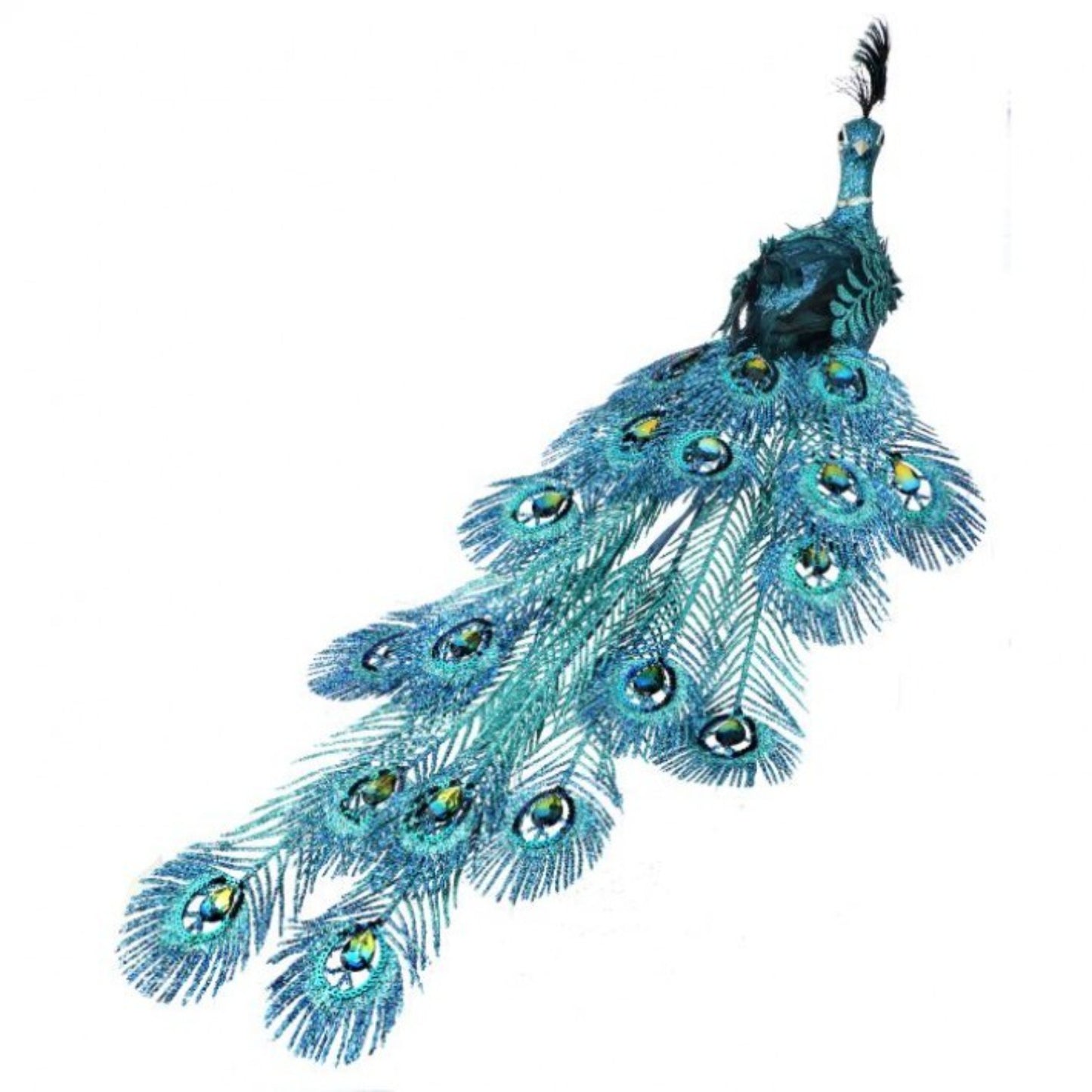 Regency International Glitter/Sequin Jewel Peacock