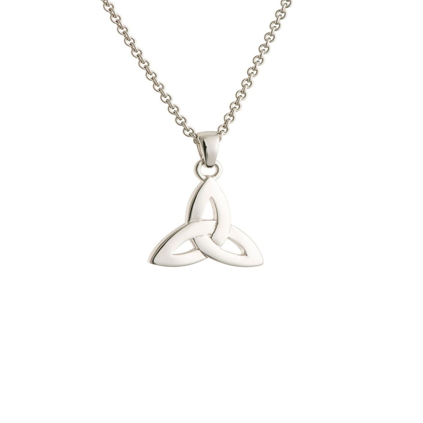 Galway Trinity Knot 925 Sterling Silver Pendant 1.83 Gms - Rhodium Plated
