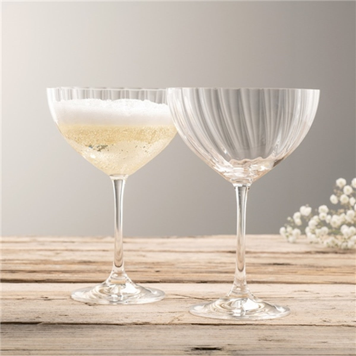 Galway Erne Saucer Champagne Pair