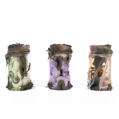 Broomstick Acres 2024 Potion Jars Assortment Of 3. 5.5-Inch Table Top