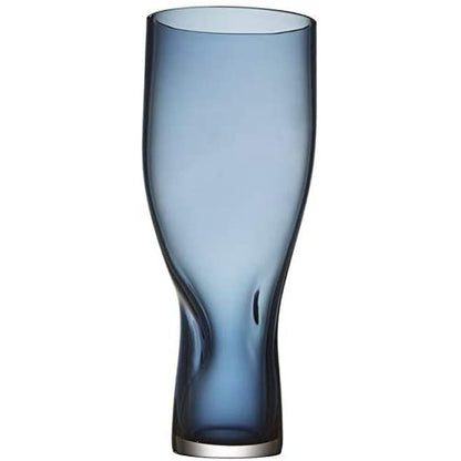 Orrefors Squeeze Vase, Blue, Glass