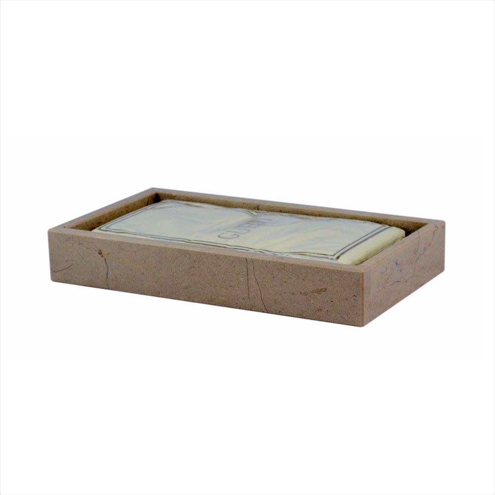 Marble Crafter Mytus Collection Marble Guest Towel Tray