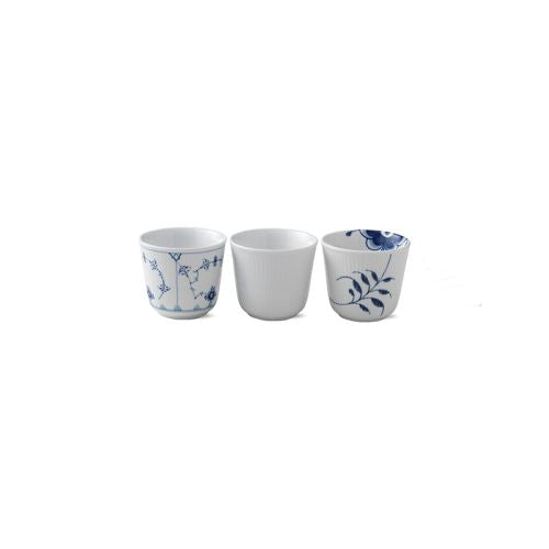 Royal Copenhagen History Mix Thermal Cups, 8.5 Oz., Set of 3, Porcelain
