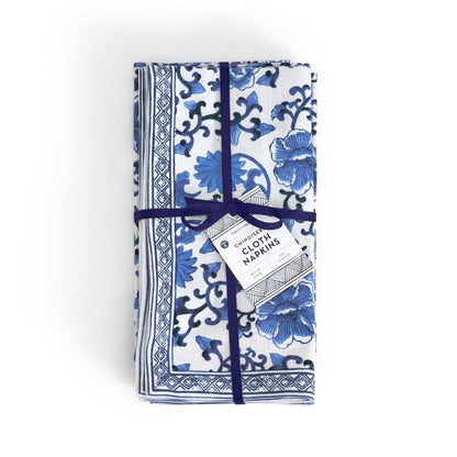 Two's Company Set Of 4 Chinoiserie Napkins
