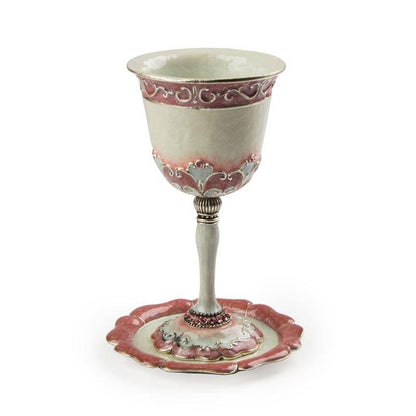 Quest Collection Modern Havdalah Cup & Tray