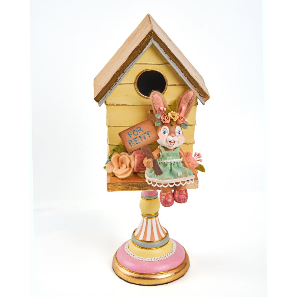 Katherine's Collection Blooms & Blessings 2022 Blossom's Birdhouse Tabletop Yellow