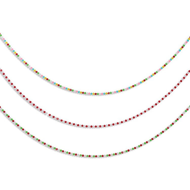 Gerson Company 6-Foot Long Holiday Gum Drop Candy Garland, 3 Assorted