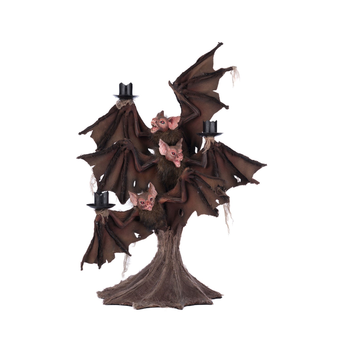 Katherine's Collection 2024 Jacks And Cats Bat Candelabra, 19.5-Inch