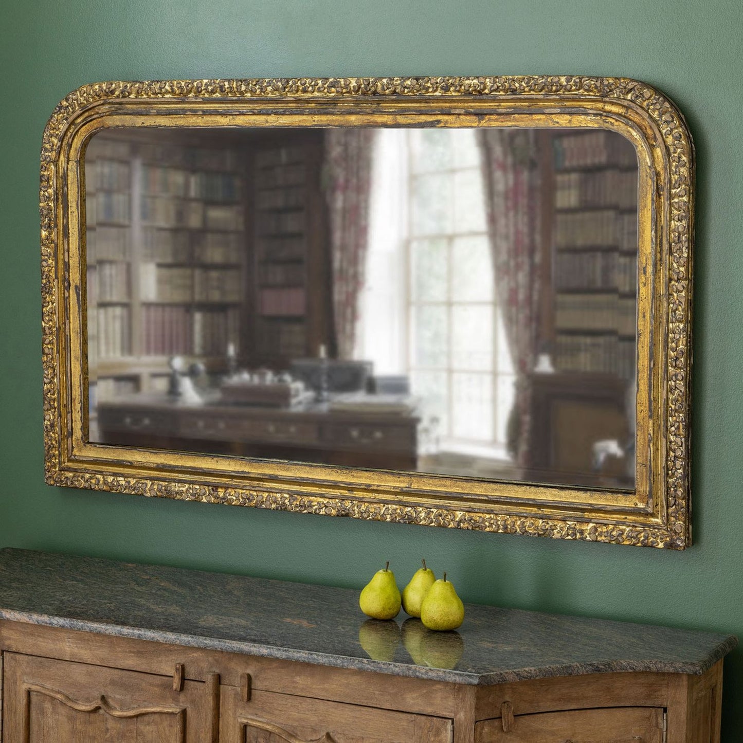 Park Hill Collection Southern Classic Carved Wood Entry Mirror