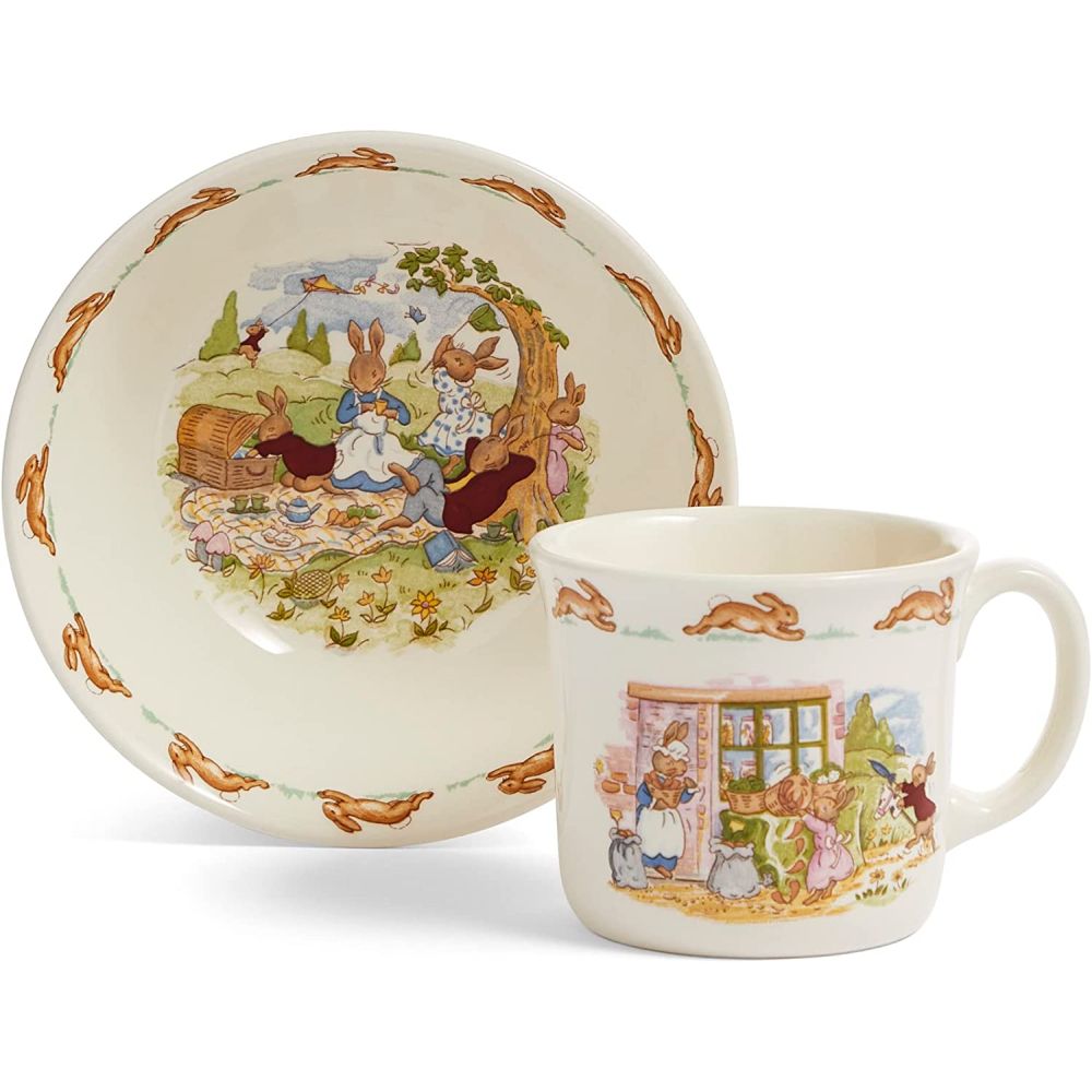 Royal Doulton Bunnykins Infant Bowl & Mug 2-Piece Set