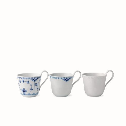 Royal Copenhagen Gifts with History Laced Mugs, 11 Oz., Porcelain