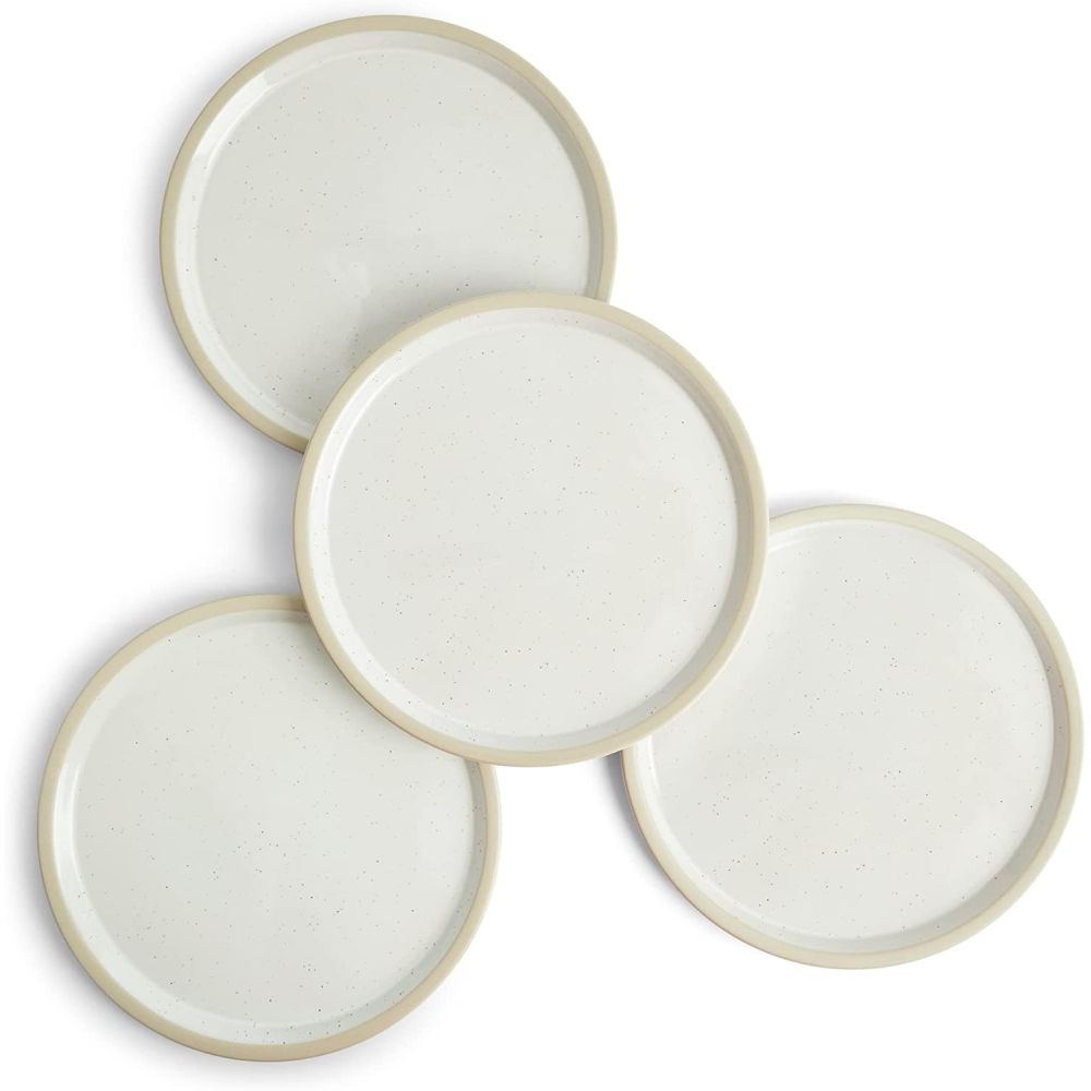Royal Doulton Urban Dining Plate/Lid 10 Inch White, Set of 4