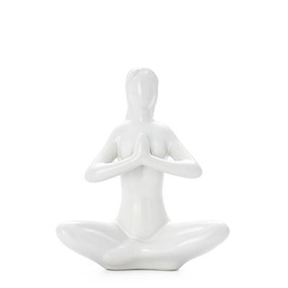 Torre and Tagus Yoga Ceramic Decor Figure-Praying