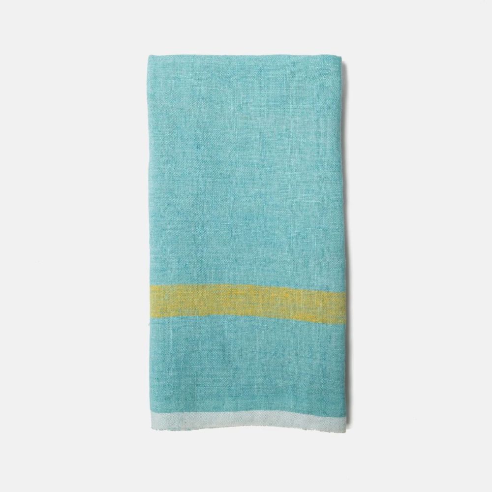 Caravan Home Laundered Linen Towels 20X30 - Set Of 2