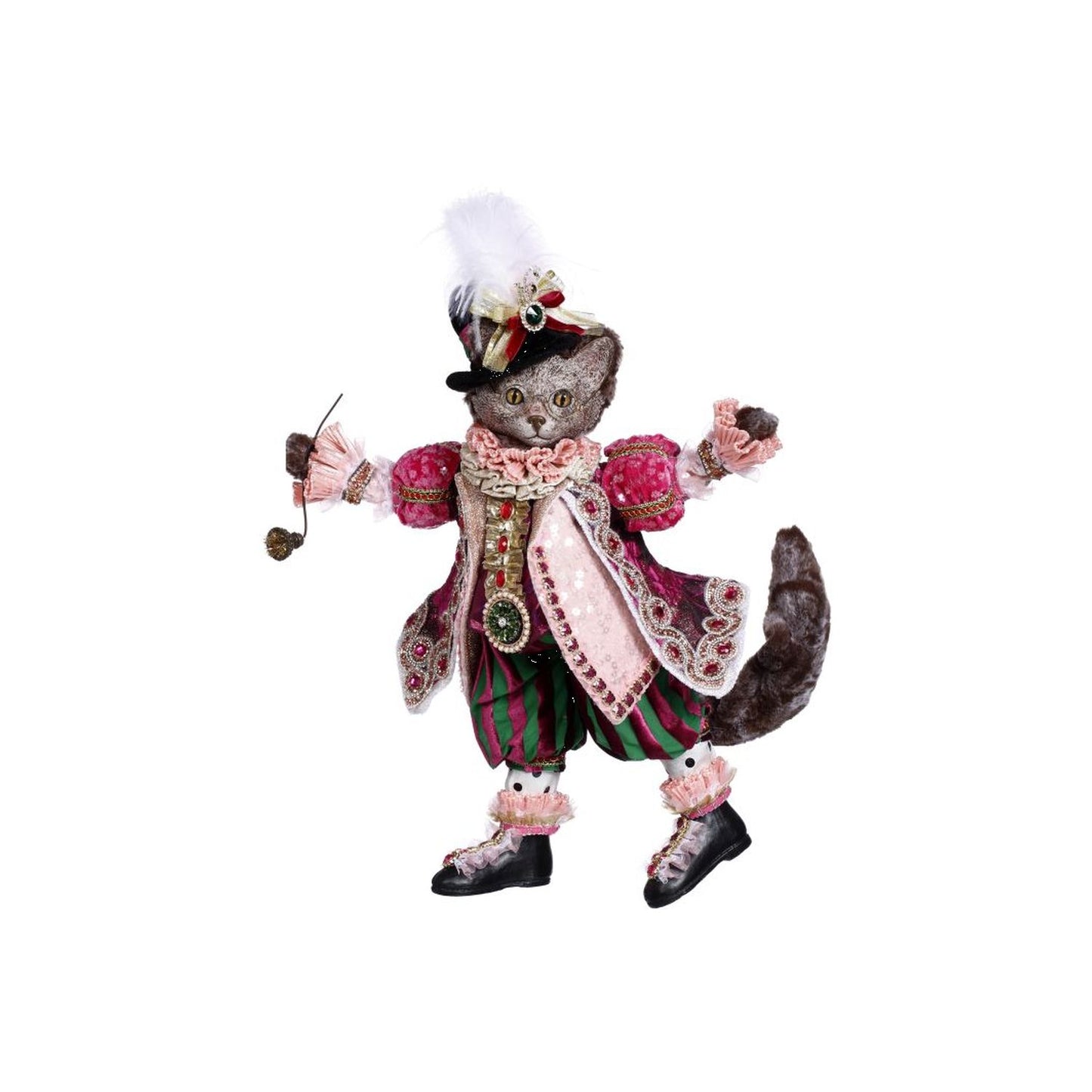 Mark Roberts Spring 2024 3 Musketeer Cat Figurine , Styler - 20 Inches