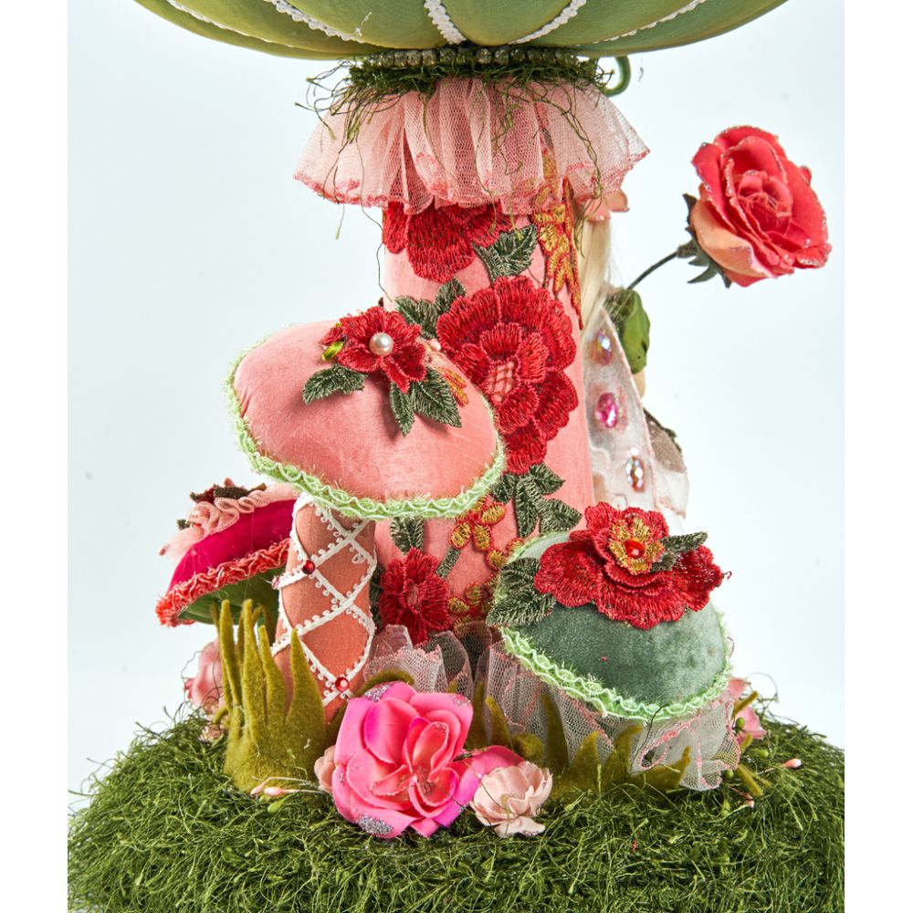 Katherine's Collection Enchanted Garden 2022 Enchanted Fairy Mushroom Bowl Green