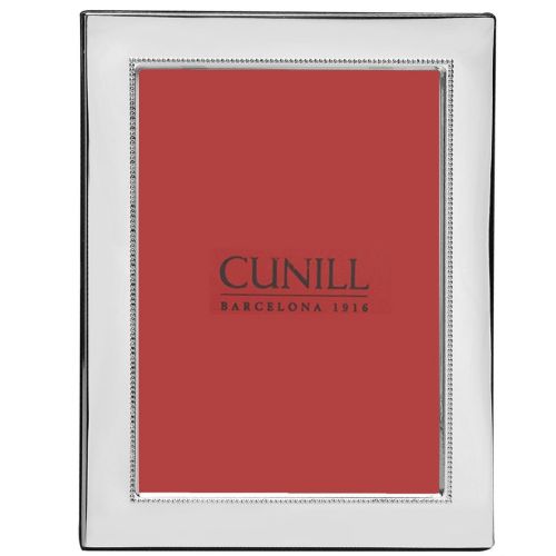 Cunill .925 Sterling Beaded Wide Picture Frame