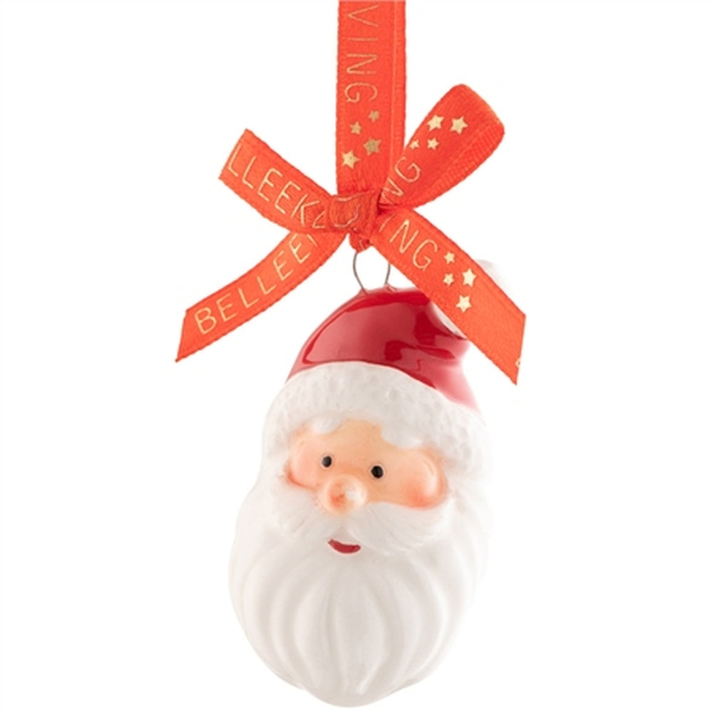 Belleek Santa Mini Ornament
