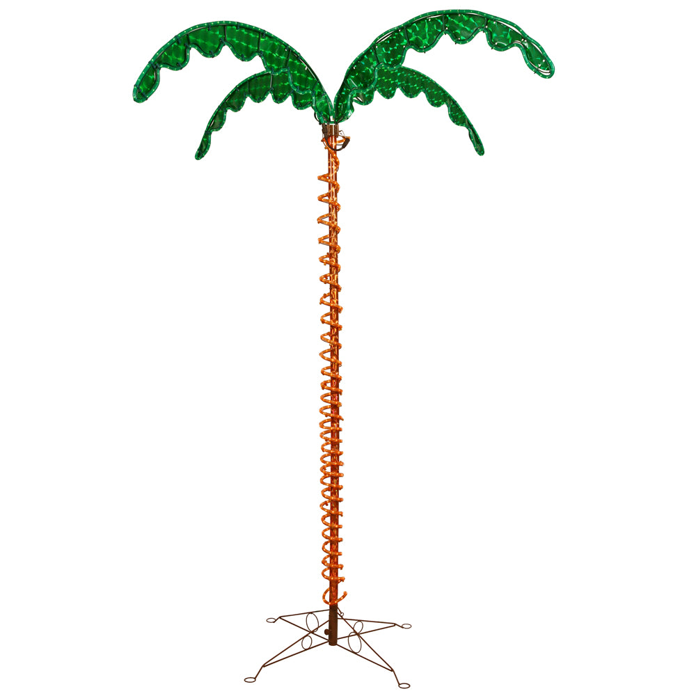Vickerman 7' LED Rope Light Palm Tree, Plastic