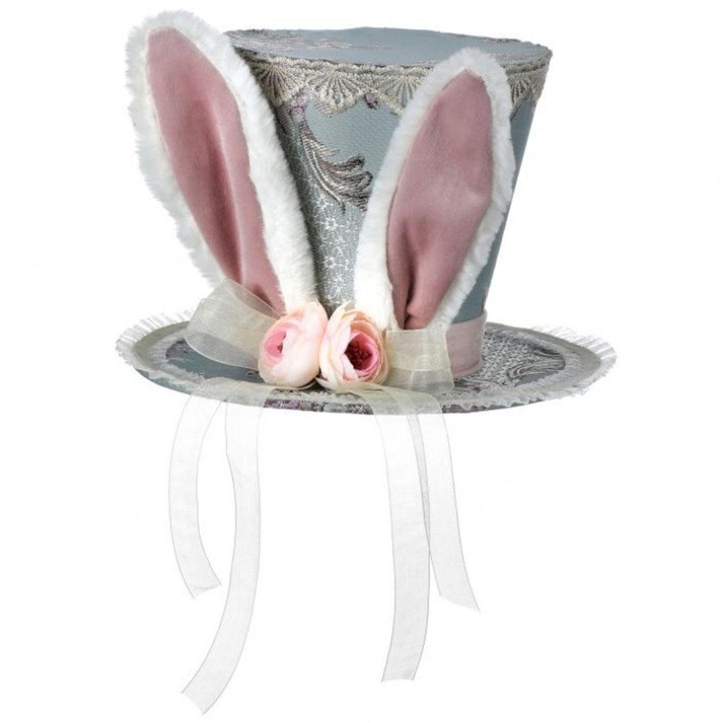 Regency International Paisley & Velvet Bunny Ear Hat