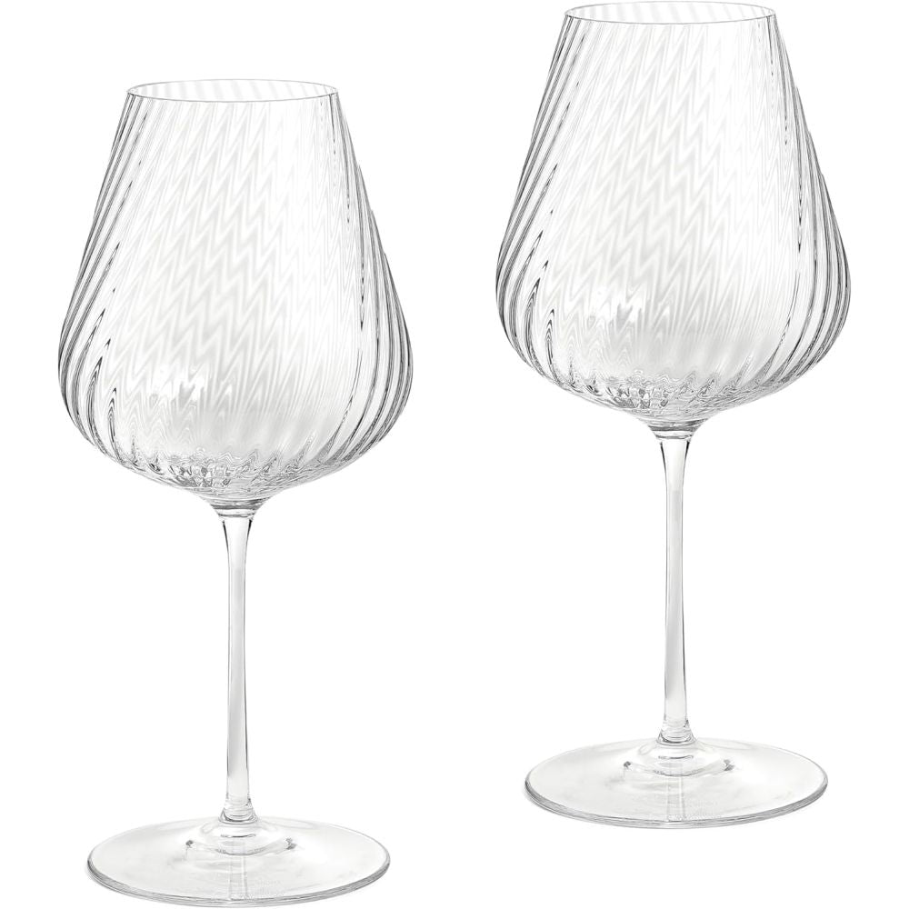 Wedgwood Vera Wang Swirl White Wine Glass, Set Of 2
