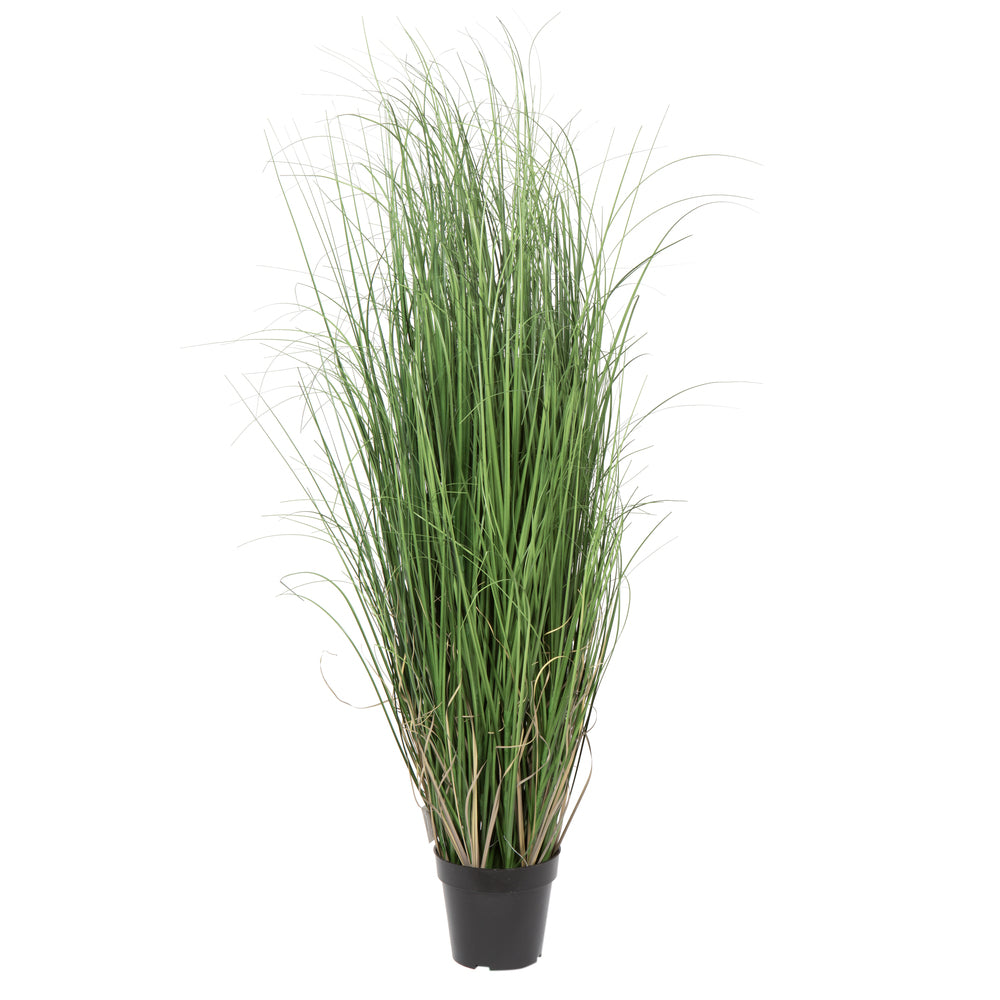 Vickerman Pvc Artificial Potted Green Curled Grass