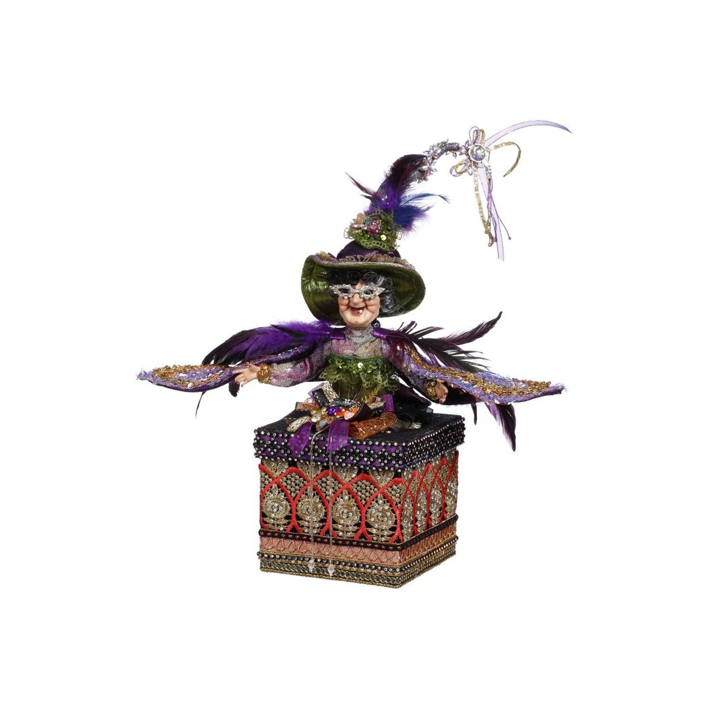 Mark Roberts Fall 2024 Life Of Luxury Witch Box - 12 Inches