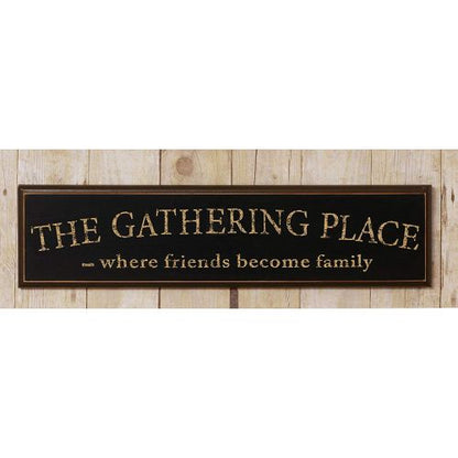 Your Heart's Delight Wooden Sign - The Gathering, Wood