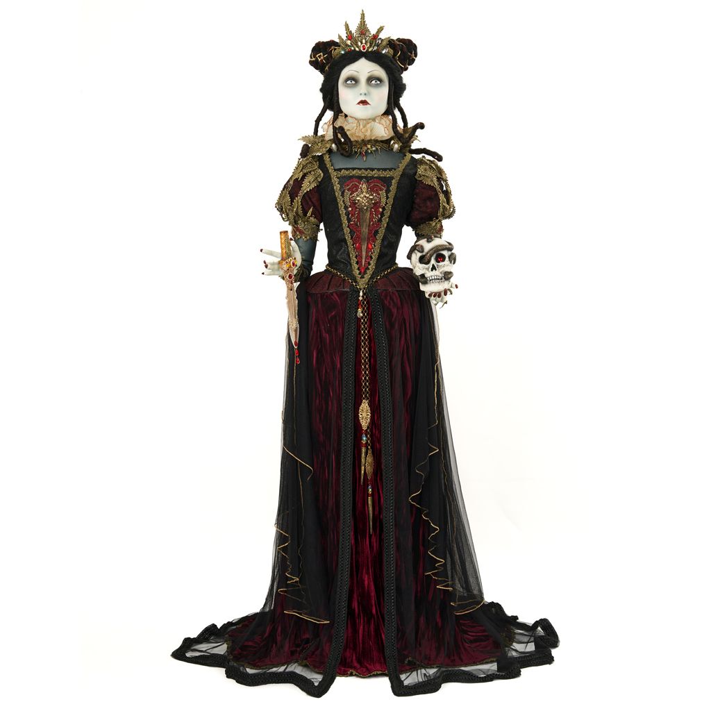 Katherine's Collection 2022 Lady Macdeath Doll Black Polyester
