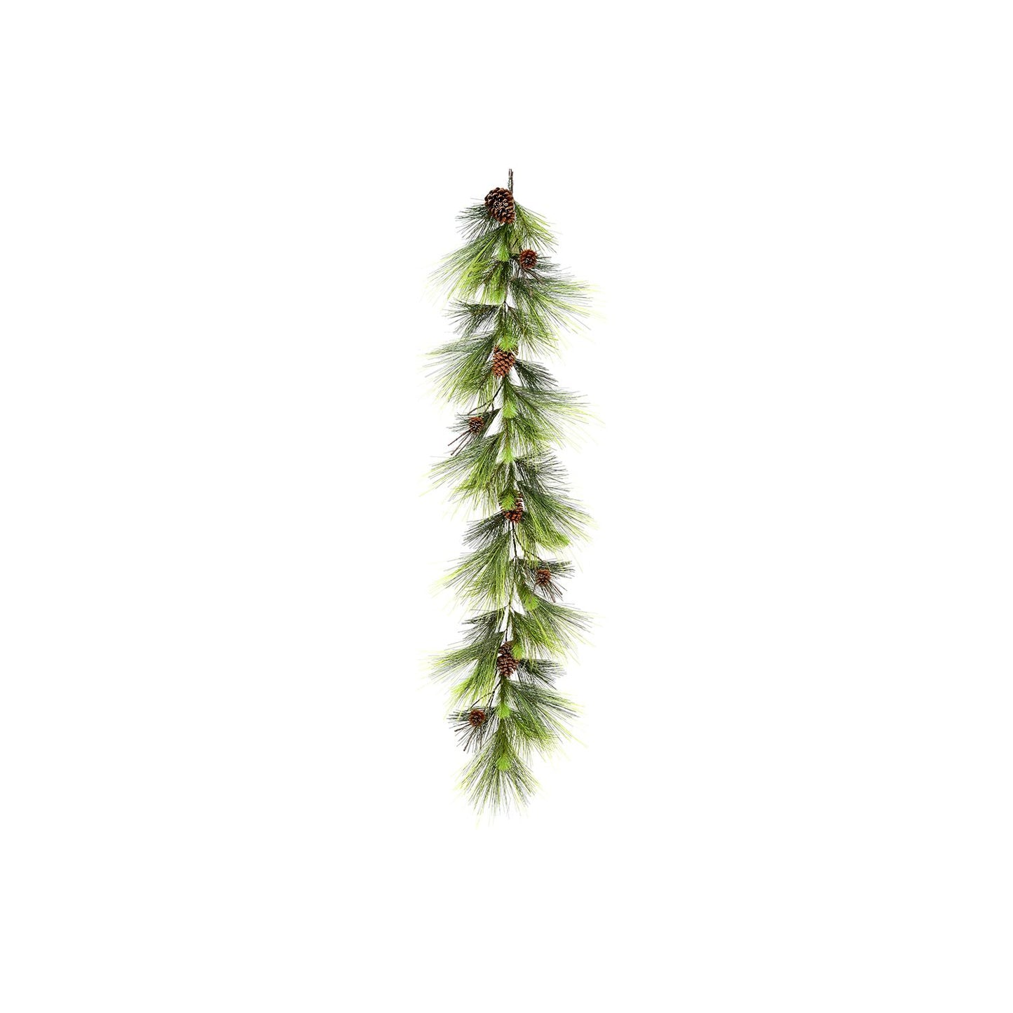Vickerman 6' X 15" Boulder Pine Artificial Christmas Garland, Unlit