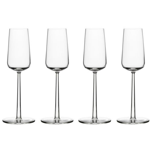 Iittala Essence Champagne Set of 4 7 Oz., Glass