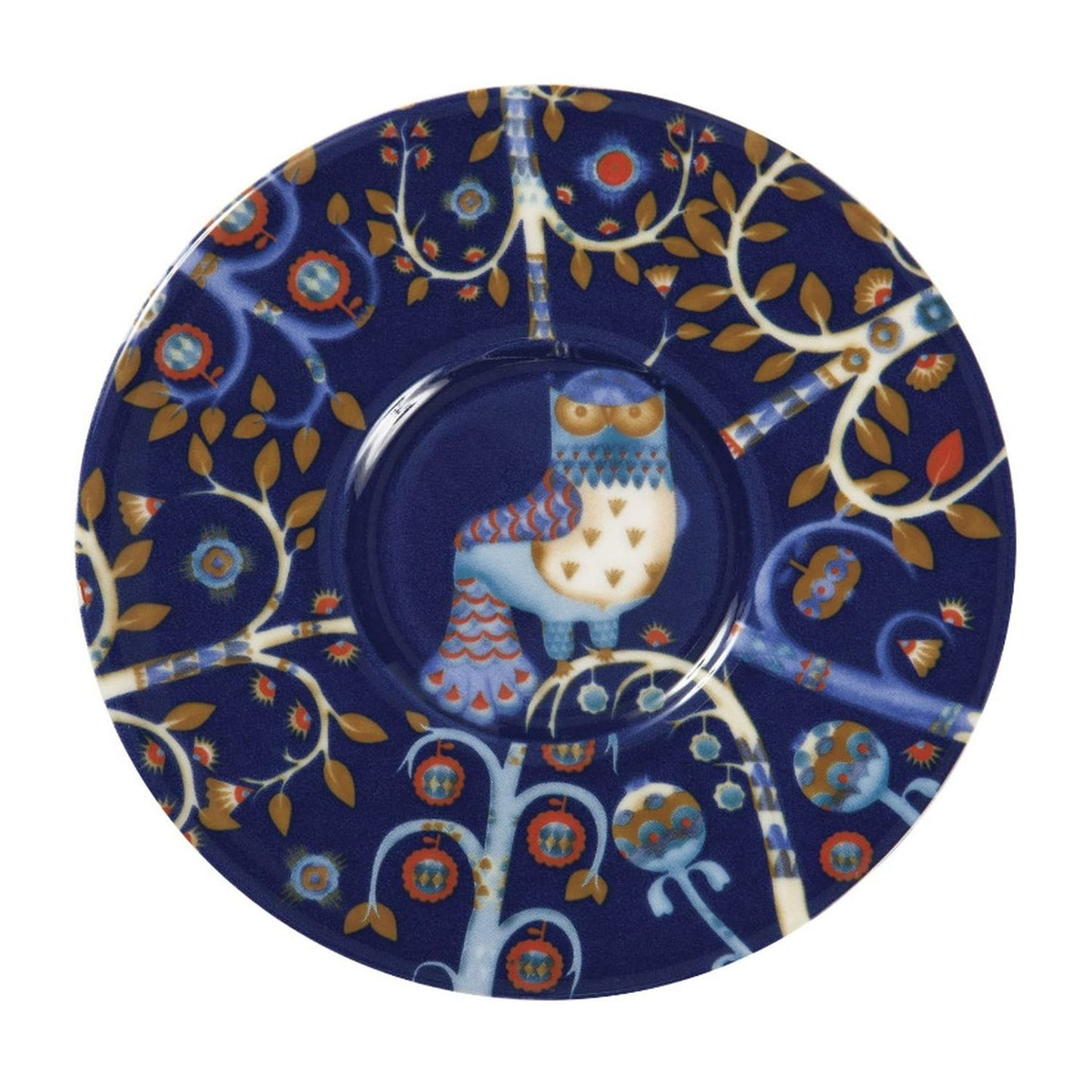 Iittala Taika Saucer, 4.5 inches, Blue, Porcelain