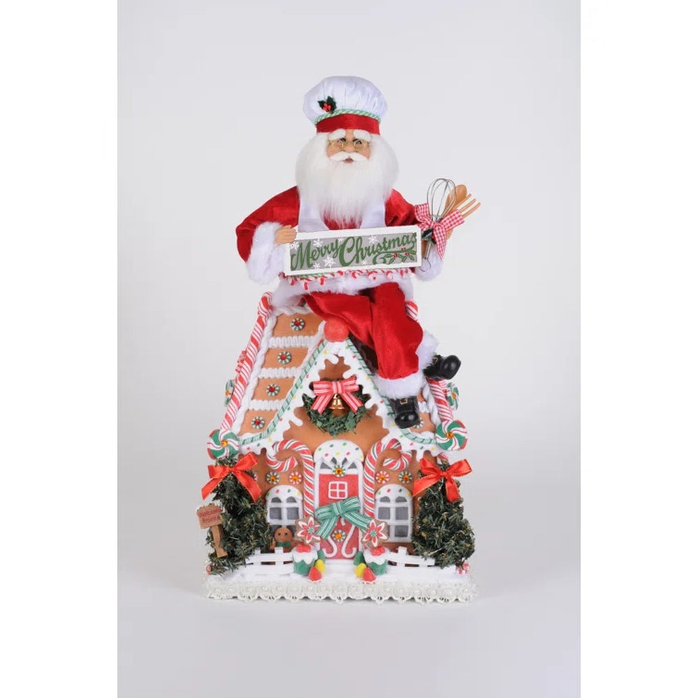 Karen Didion Lighted Homemade Goodies Gingerbread House Figurine Polyresin