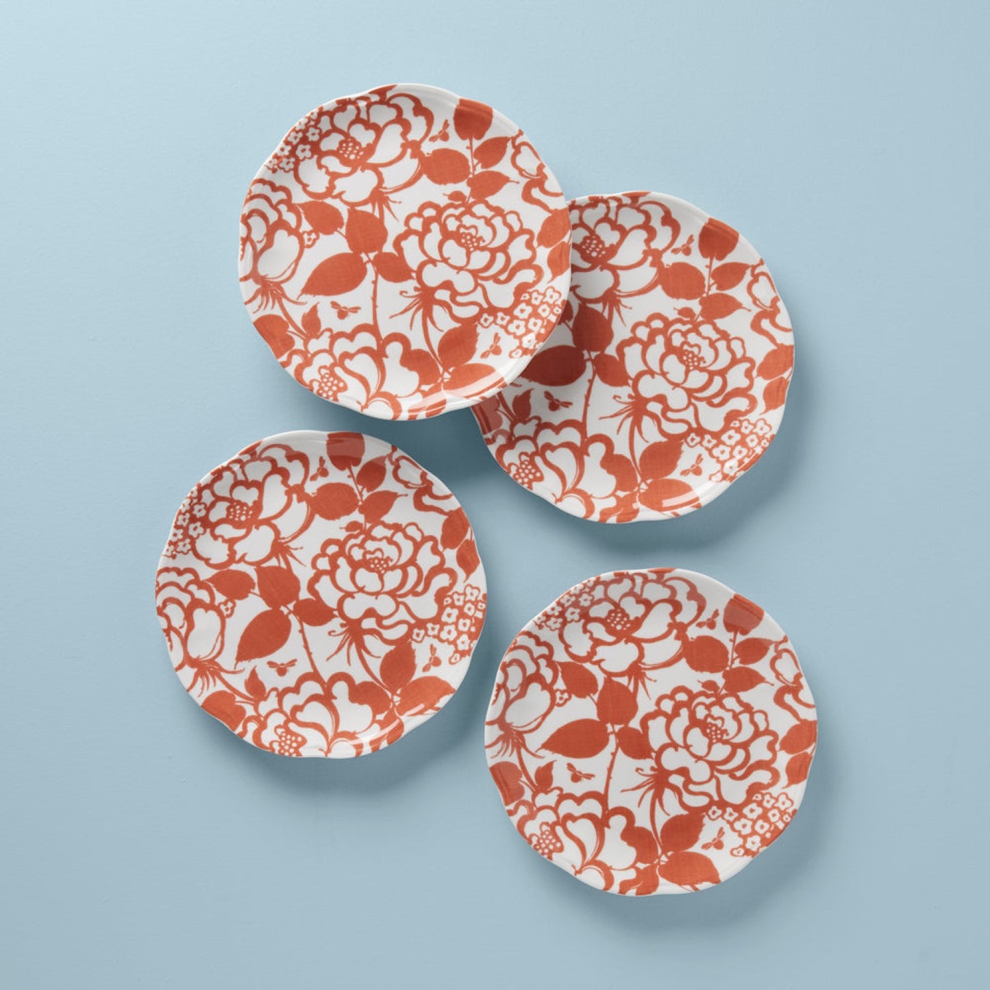 Lenox Butterfly Meadow Cottage Accent Plates, Set Of 4