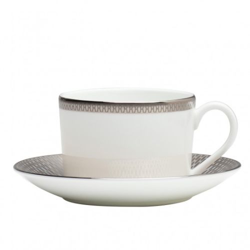 Waterford Aras Teacup & Saucer Set Grey