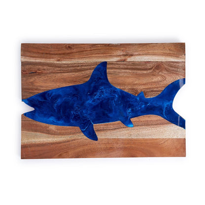 Two's Company Shark-Cuterie Hand-Crafted Charcuterie Cheese Board
